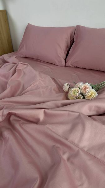 Комплект постільної білизни з Premium Сатину Пильна троянда 150*210 12093 фото