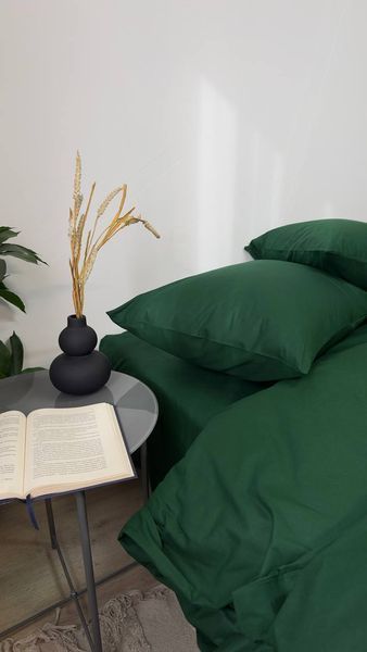 Комплект постільної білизни з Бязь Gold Lux Смарагд 200/220 11906 фото