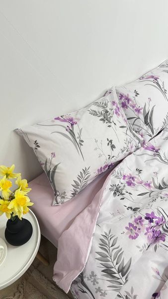 Комплект постільної білизни з Бязь Gold Lux Орхідея 175/210 11709 фото