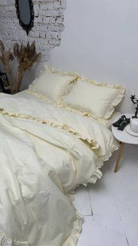 Комплект постільної білизни з Бязь Gold Lux Шампань 150/210 12738 фото