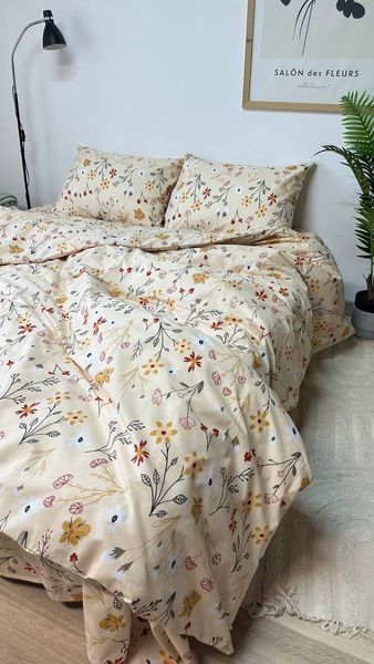 Комплект постільної білизни з Бязь Gold Lux Сонячний 150/210 11570 фото