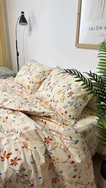 Комплект постільної білизни з Бязь Gold Lux Сонячний 150/210 11570 фото