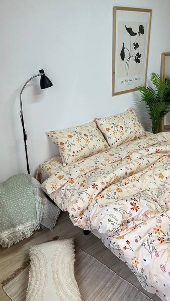 Комплект постільної білизни з Бязь Gold Lux Сонячний 150/210 11570 фото