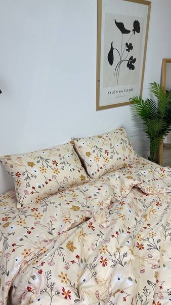 Комплект постільної білизни з Бязь Gold Lux М`ята 200/220 11926 фото