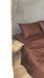 Комплект постільної білизни з Бязь Gold Lux Шоколад 200/220 11938 фото 5